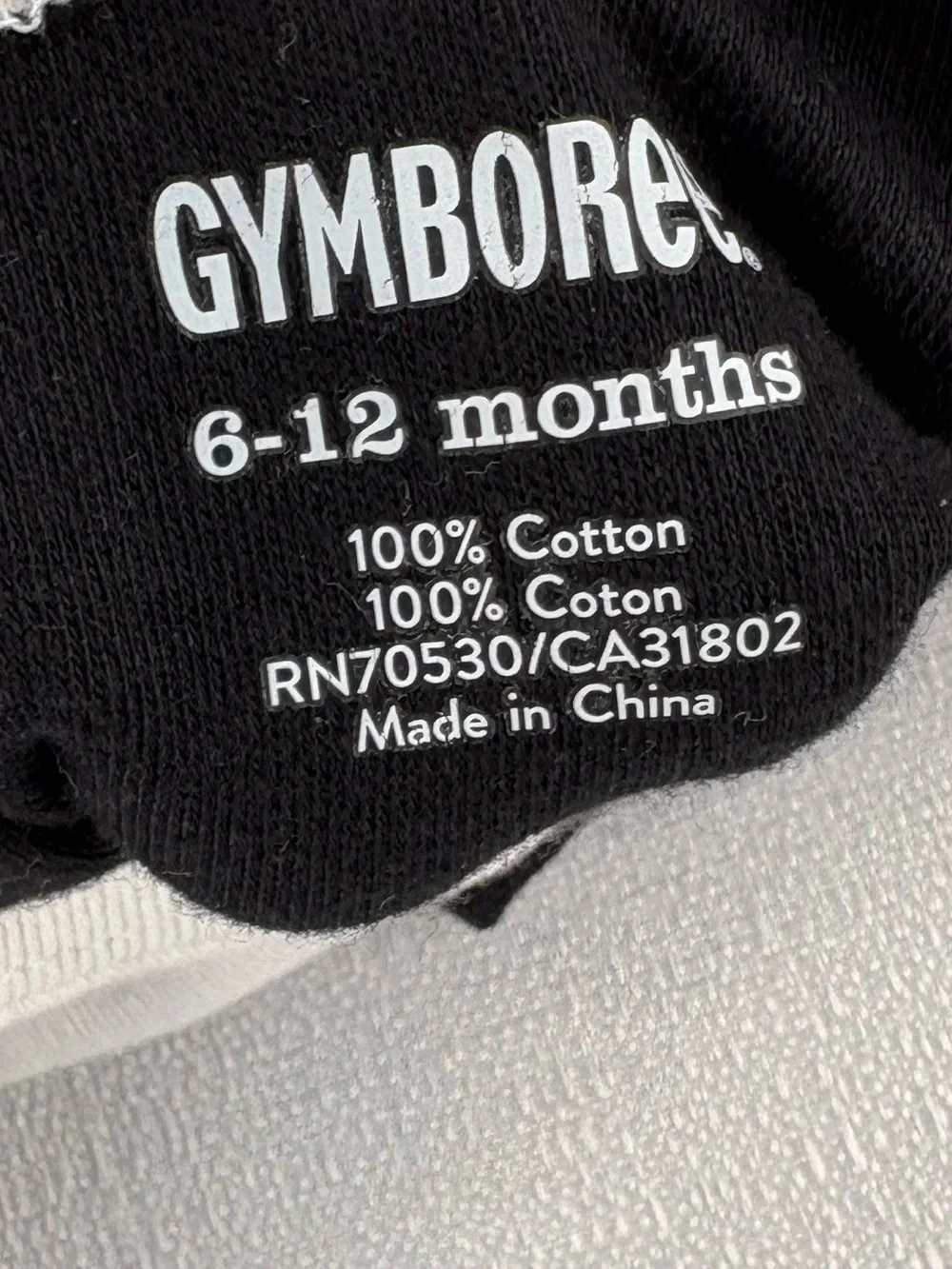 Gymboree New Boys 6-12 Months One Piece Tuxedo Romper Suit